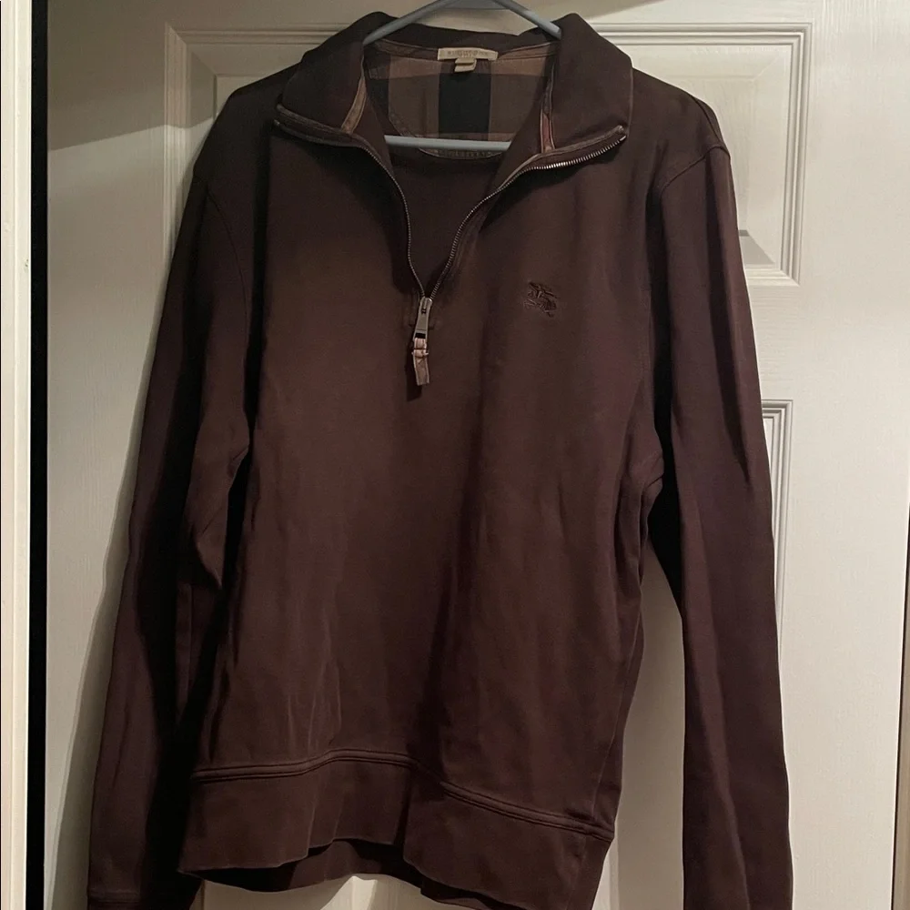 Burberry Brit quarter zip pullover swestshirt